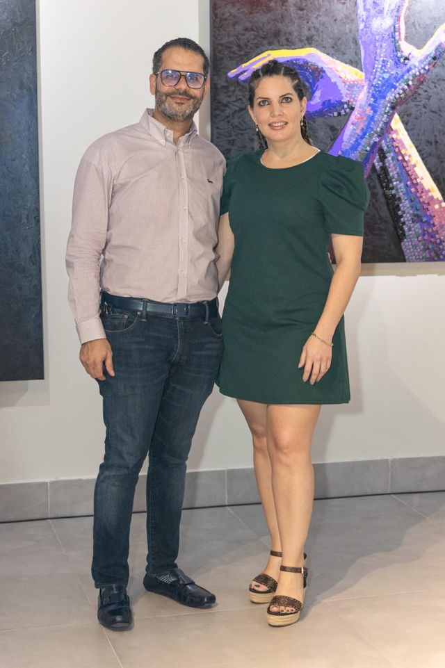 Edwin Santana y Helga Von