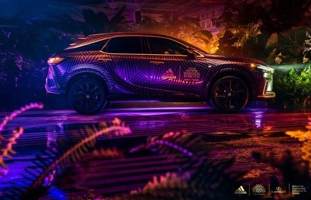 Lexus une fuerzas con Adidas en nuevo Lexus RX inspirado en Black Panther
