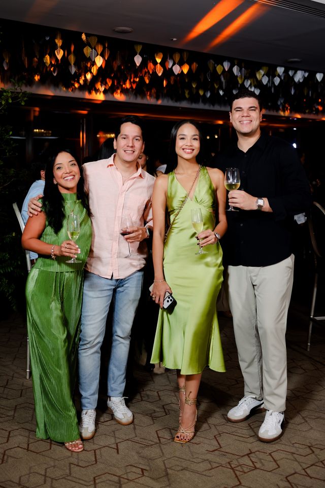 Audrey Cruz, Franck Arnel, Hillary Guerrero y Bryan Elton De la Cruz