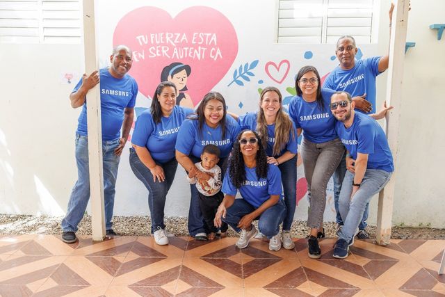 Samsung ilumina de esperanza la Fundación Pasitos de Jesúsen República Dominicana