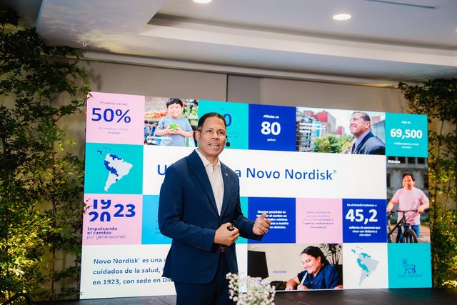 Juan Carlos Mercedes, gerente general de Novo Nordisk Centroamérica y El Caribe