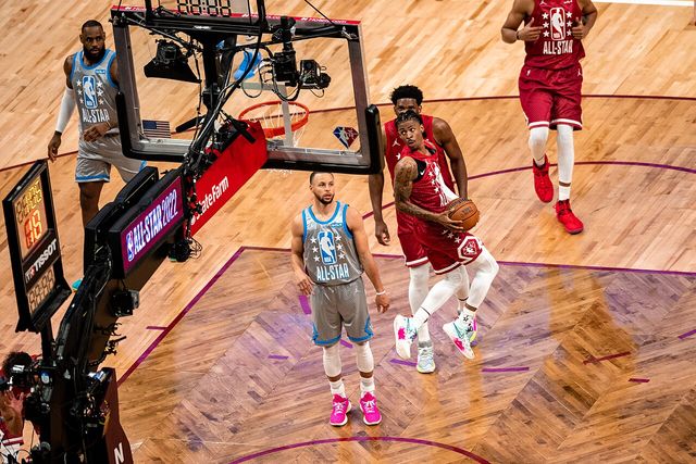 Ja Morant durante el fin de semana del Juego de Estrellas de la NBA de 2022