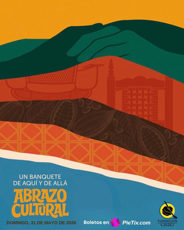 Arte oficial de «Un Banquete de Aquí y de Allá: Abrazo Cultural», domingo 31 de mayo de 2026