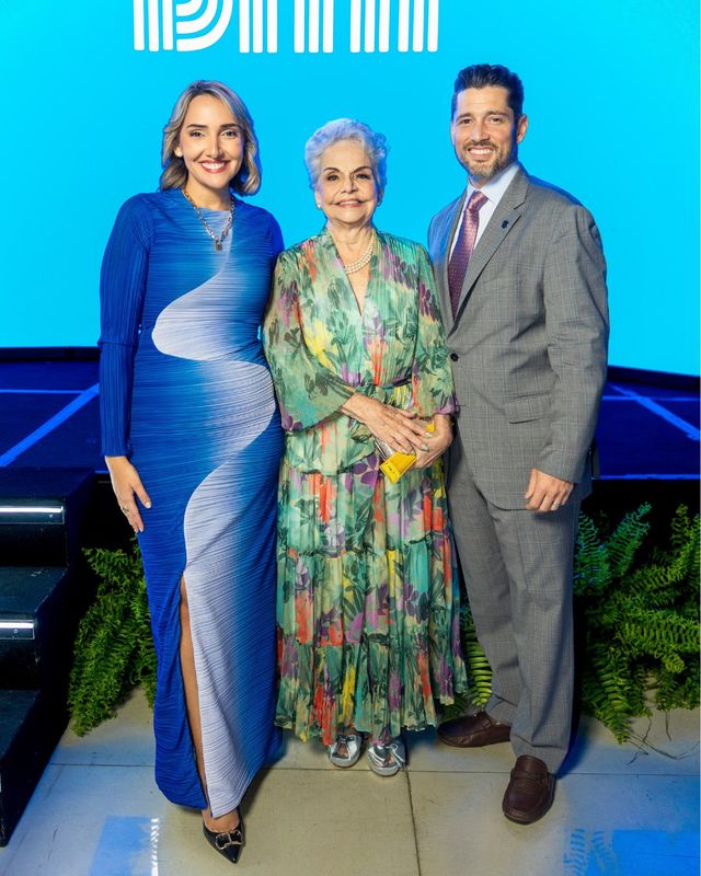 Maryorie Piña, Ediza Pimentel y Andrew Sierra en el lanzamiento de BMI Seguros