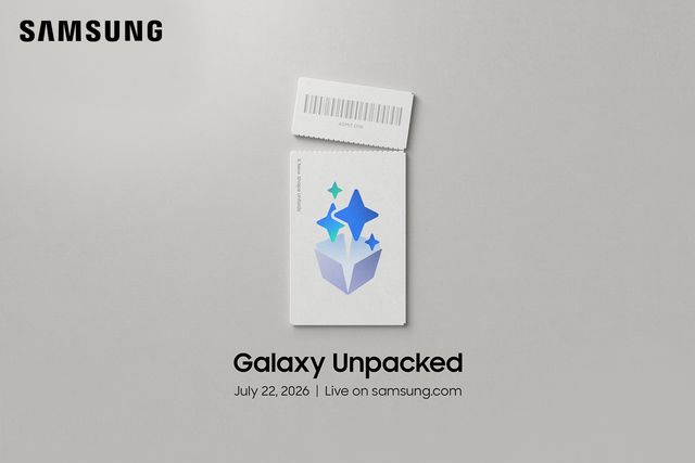 Invitación oficial de Samsung al Galaxy Unpacked del 22 de julio de 2026