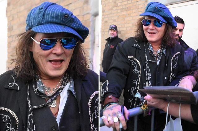Johnny Depp reaparece totalmente irreconocible
