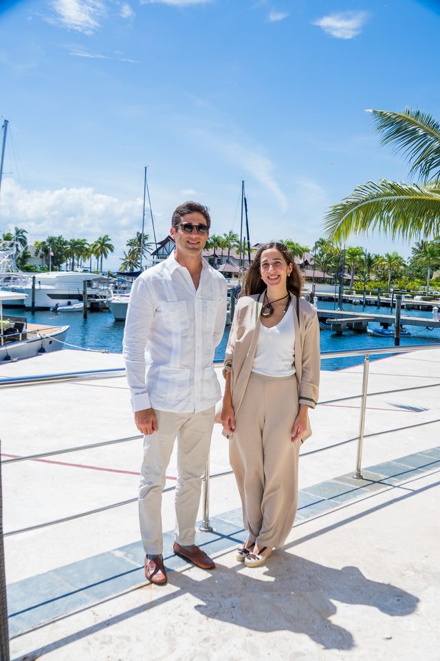 Manuel Bancalari y Ana Bancalari en el XI Encuentro Turístico de Samaná