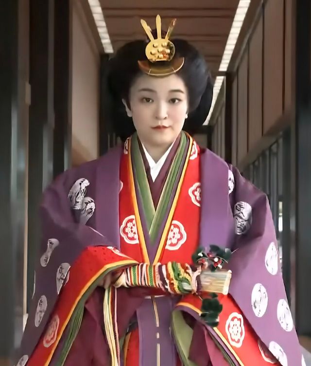 La entonces princesa Mako de Akishino en la ceremonia de entronización del emperador Naruhito, en octubre de 2019