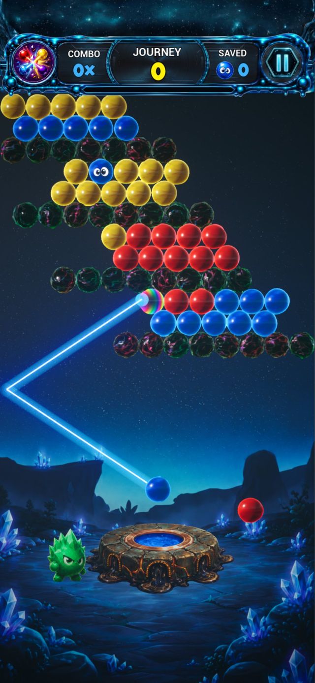 Tiro de rebote contra la pared en Snibix: Precision Pop