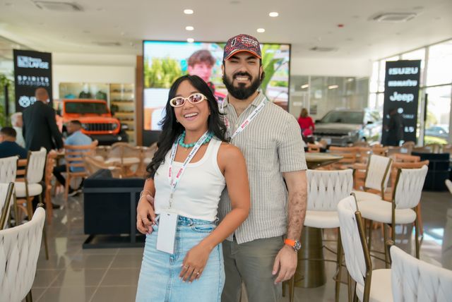 Audrey Cruz y Miguel Peña