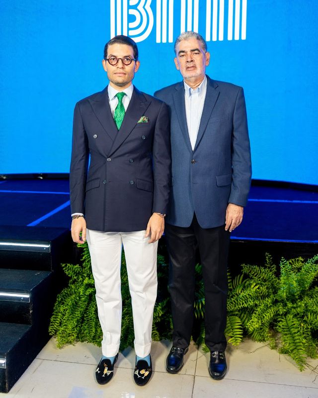 Vicente Vargas y Arturo Vargas en el lanzamiento de BMI Seguros