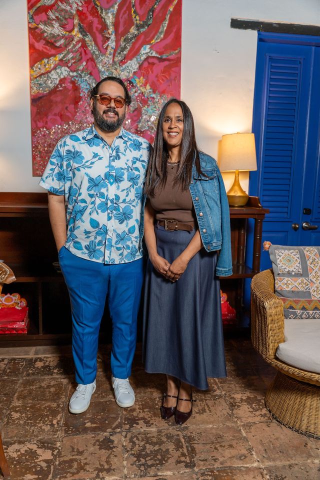 Manuel Vásquez «Manerra» y Evelyn Jiménez