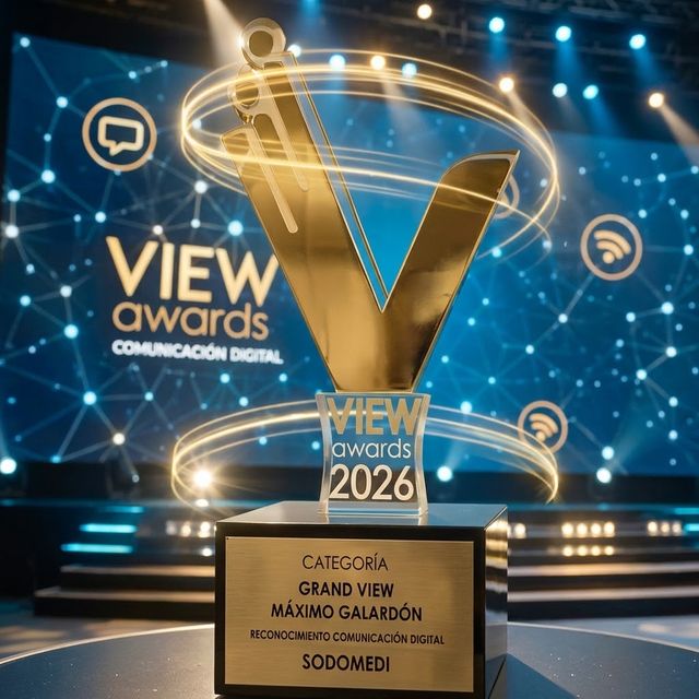 Estatuilla del máximo galardón de los View Awards 2026