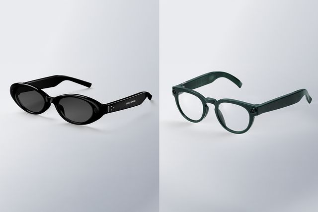 Los dos modelos de gafas inteligentes de Samsung y Google, de Gentle Monster y Warby Parker