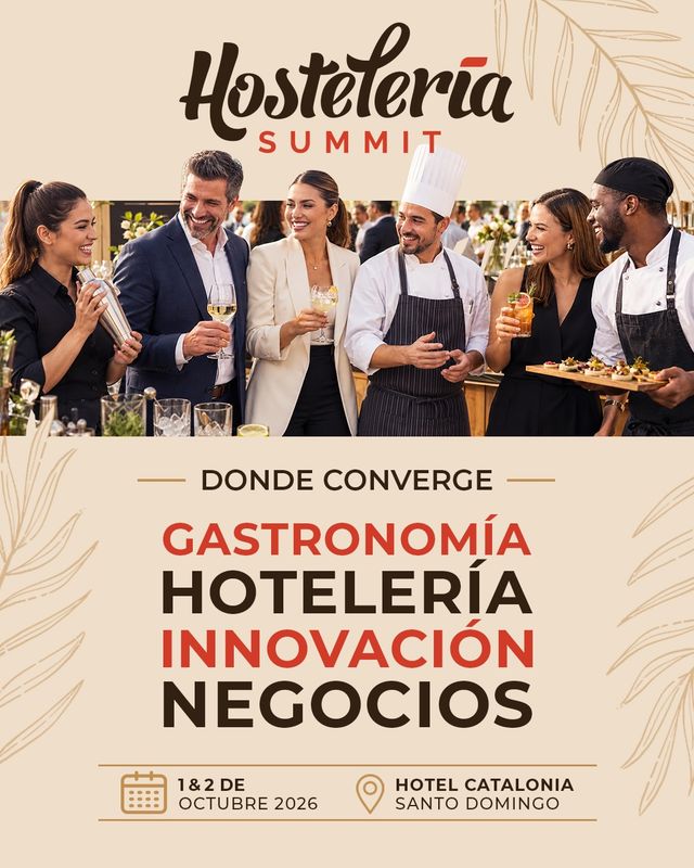 Arte promocional de Hostelería Summit 2026 en el Hotel Catalonia Santo Domingo