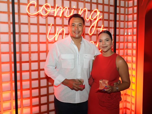 Ambiory Calderón y Karla Peña en el lanzamiento de Absolut TABASCO en María & María