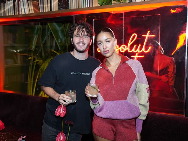 Manuel Barceló y Agatha Sención en el lanzamiento de Absolut TABASCO en María & María