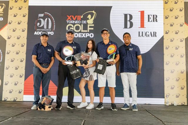 Integración y confraternidad en XVII Torneo de Golf Adoexpo