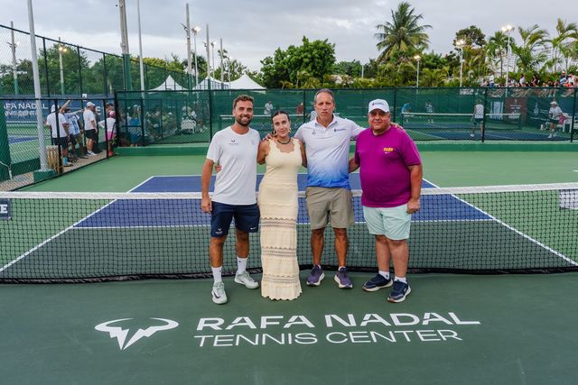 Alex Moya, Alexia Asensi, Massimo Ferretti y Miguel Delgado, organizadores del torneo