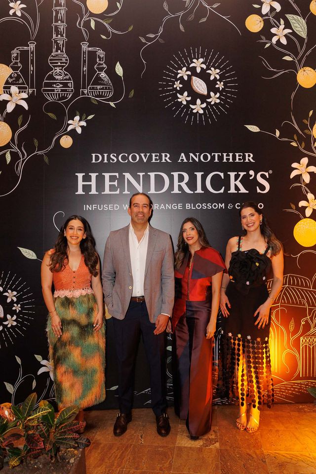 María Laura Gutiérrez, Mariano González, Luisa Fontana y Alejandra Valverde en la presentación de Another Hendrick's