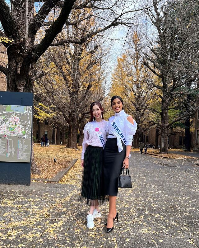 Celinee Santos en Tailandia para el Miss Internacional
