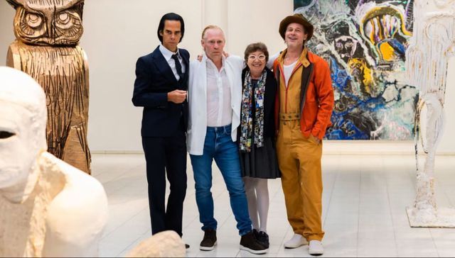 Conozca la faceta de Brad Pitt como escultor en su primera exposición