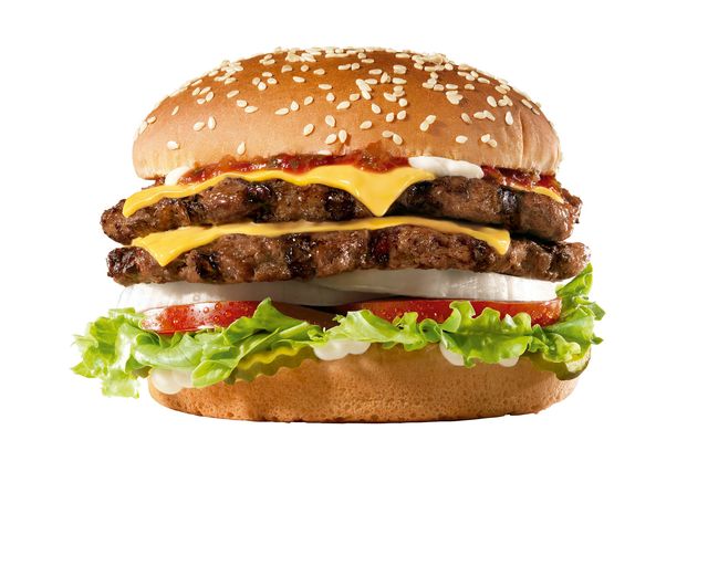 Hamburguesa doble a la parrilla de Carl's Jr.