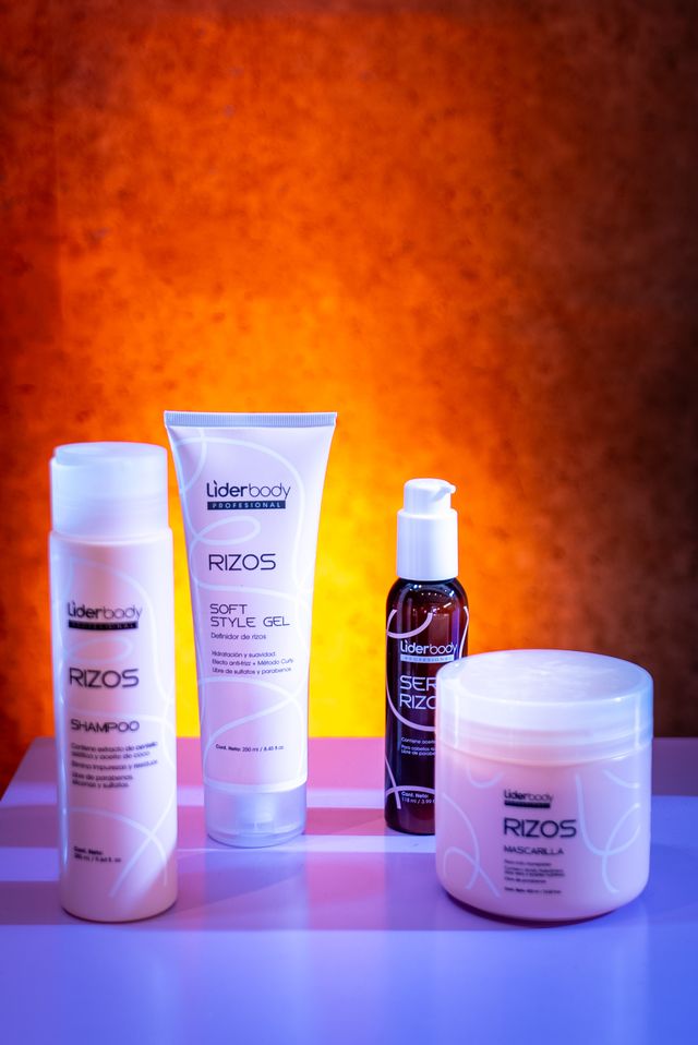 Productos de la línea Rizos de Líder Body Profesional